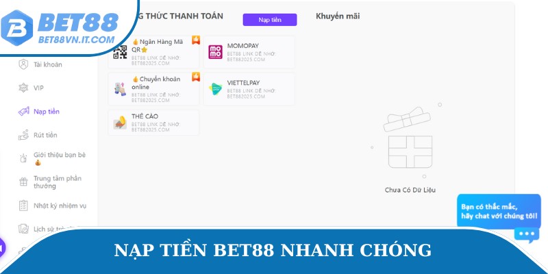 Nạp Tiền Bet88